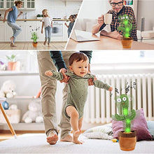 Load image into Gallery viewer, XQCLTD Dancing Cactus, Singing Cactus, Talking Cactus Toy, That Repeating What You Say Glow Sing and Dance, Perfect Gifts for Children Family and Friends