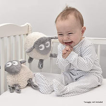 Load image into Gallery viewer, Sweet Dreamers, Ewan Deluxe with Shush, Grey - Washable Baby Sleep Aid with Cry Sensor