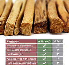 Load image into Gallery viewer, PALOSANTO - Palo Santo Sticks Popular Ayabaca - 9 Sticks - Palo Santo Wood Wild Harvested & Sustainably Sourced in Perù - Natural Incense Stick for Cleansing, Meditation and Stress Relief