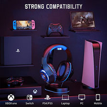 Load image into Gallery viewer, Wired Gaming Headset for PS5 PS4 PC, Surround Sound Headphones with Noise Cancelling in-line Control for Xbox Series X/S Switch Laptop Tablet Mac