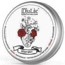 Load image into Gallery viewer, Dulàc Tattoo Balm, 100% Natural Tattoo Aftercare Butter Rich in Panthenol (5%), Beeswax, Shea Butter and Soothing Ingredients That Repair, Protect and Moisturize Skin - Made in Italy