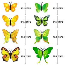 Load image into Gallery viewer, Spring Yellow Green Party Decoration Kit Hanging Paper Fans Lanterns Pom Pom Flowers with 3D Butterfly Green Leaves Garland for Birthday Wedding Engagement Baby Shower Theme Party Decorations Supplies