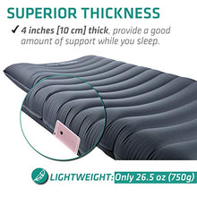Load image into Gallery viewer, TREKOLOGY UL Camping Mat, Sleeping Pad, Camping Mattress - UL80 Inflatable Airbed Roll Mat Lightweight Camp Mats, Ultralight Single Inflating Bed for a Good Night Sleep