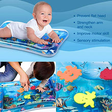 Load image into Gallery viewer, Wendergo Tummy Time Water Mat Inflatable Play Mat Perfect Sensory Toys for Baby Early Development Activity Centers Infants & Toddlers 3 6 9 Months Newborn Girls Boys
