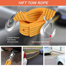 Load image into Gallery viewer, THINKWORK Car Emergency Kit for Teen Girl and Lady's Gifts, Pink Emergency Roadside Assistance kit with 10FT Jumper, First Aid Kit, Safety Hammer, Tow Rope, and More Ideal Pink Car Accessories Tool