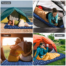 Load image into Gallery viewer, OCOOKO Self Inflating Camping Mat - Widen & Thicken Sleeping Mat Pad with Pillow Waterproof Folding Foot Pump Camp Mattress for Backpacking Hiking Traveling