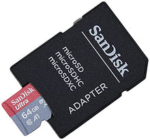 Load image into Gallery viewer, SanDisk Ultra 64GB microSDXC Memory Card + SD Adapter with A1 App Performance Up to 120MB/s, Class 10, UHS-I