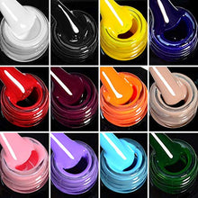 Load image into Gallery viewer, VENALISA 15ml Gel Green Nails Polish, Emerald Green Color Soak Off UV LED Nail Gel Polish Nail Art Starter Manicure Salon DIY at Home, 0.53 OZ