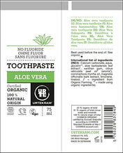 Load image into Gallery viewer, Urtekram Aloe Vera Toothpaste Organic, Without Fluoride, Orange, 75 millilitre