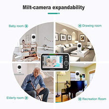 Load image into Gallery viewer, Baby Monitor,HelloBaby Baby Monitor with Camera and Audio, 5'' Color LCD Screen, Infrared Night Vision Camera,VOX Mode, Temperature Display, Lullaby, Two Way Audio