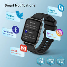 Load image into Gallery viewer, Smart Watch Men Women, 1.69" Fitness Tracker with Sleep Heart Rate Monitor, 24 Sports Modes Fitness Watch Calorie Counter Pedometer for Android iOS, Stopwatch IP68 Waterproof Smart Watches Shared GPS