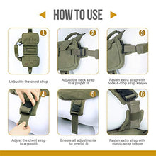 Load image into Gallery viewer, OneTigris Dog Pack Hound Travel Camping Hiking Backpack Saddle Bag Rucksack for Large Dog (Green, Large)