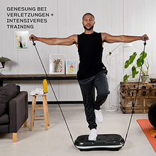 Load image into Gallery viewer, LifePro Vibration Plate Exercise Machine - Whole Body Workout Vibration Fitness Platform w/Loop Bands - Home Training Equipment for Weight Loss & Toning (Black)