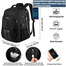 Load image into Gallery viewer, Extra Large 50L Travel Laptop Backpack,Water Resistant Work Backpacks Bag with USB Charging Port, Anti Theft Big Business Backpack, 17 inch Computer Rucksack for Men Women College School Gift -Black