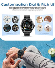 Load image into Gallery viewer, Smart Watch for Men, Bluetooth Call Voice Dial Chat Fitness Tracker with 24/7 Heart Rate Blood Pressure Sleep Monitor Step Counter, 1.32'' HD Colour Display IP67 Waterproof Pedometer for iOS Android