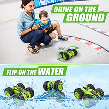 Load image into Gallery viewer, ANTAPRCIS 2 in 1 RC Water Stunt Car, 4WD Amphibious Remote Control Car Toy Birthday Gift for 6-12 Year Old Kids