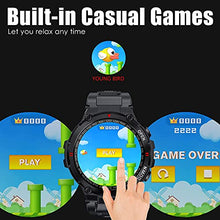 Load image into Gallery viewer, Smart Watch for Men Military Pedometer Watch with GPS Health Tracking Heart Rate Monitor, Waterproof Outdoor Sports Fitness Activity Tracker Compatible with Android iOS Phones (Black)