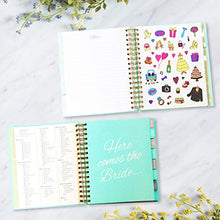 Load image into Gallery viewer, Wedding Planner Book and Notebook Set – UK Bride and Groom Planning Journal Organiser Bridal, Zip-Lock Pocket, Checklists, Engagement Gift, Countdown Calendar & Organising Diary