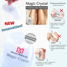 Load image into Gallery viewer, Magic Crystal Hair Remover for Men and Women. Easy, Painless, no Mess, no Waste, Environmentally Friendly. Soft Silky Skin All Year Round!