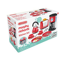 Load image into Gallery viewer, Casdon Morphy Richards Kitchen Set | Toy Kitchen Appliances For Children Aged 3+ | Includes Toaster, Coffee Maker, Kettle & More!