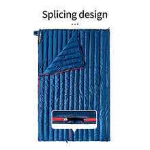 Load image into Gallery viewer, Naturehike White Ultralight Goose Down Rectangular Sleeping Bags Winter Sleeping Bags (Dark Blue - Winter)