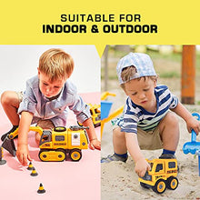 Load image into Gallery viewer, Liplay 14 in 1 DIY Assembly Truck Construction Toys for Boys – Take-Apart Excavator Toy – 76 PCS Digger Toys with Screwdriver and Instruction Manual - Child Safe Boys Toys Age 3 4 5 6 7 8