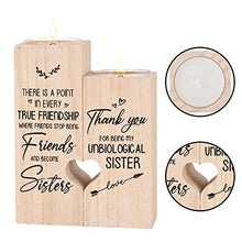 Load image into Gallery viewer, Heart-Shaped Candlestick Anniversary Birthday Candle Decoration Gifts - Personalised Candle ,Sister Birthday Gifts (Best Friend Birthday Gifts )(F)