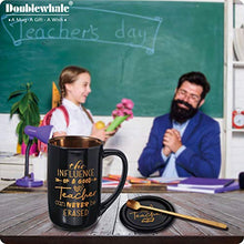 Load image into Gallery viewer, Teacher Gifts Coffee Mug Appreciation Thank You Gifts for Teacher Tutor Birthday, Christmas Gifts Idear for Teacher Valentines Gifts 18Oz Ceramic Tea Cup