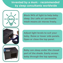 Load image into Gallery viewer, SnoozeShade Portable Blackout Blind and Canopy for Travel Cots