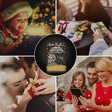 Load image into Gallery viewer, to My Bestie Gifts,3D Illusion Lamp I Love You Friends Night Light for Best Friend Sister Girls Women BFF Birthday Holiday Friendship Gift, Soft Warm White Colors LED Wooden Table Lamp