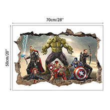 Load image into Gallery viewer, 3D Endgame Wall Stickers Kids Bedroom Wall Decals Art Vinyl Wall Decor Sticker Superheroes Wall Decals Gaming Wall Decal (Style 2)