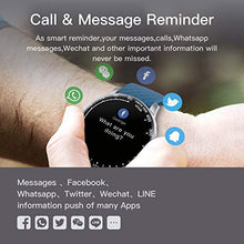 Load image into Gallery viewer, Smart Watch, Fitness Tracker Touch Screen, Smartwatch for Men Women Gifts Sleep Monitor Step/Calorie Counter Activity Tracker as Birthday Gifts for Men Women iOS, Android Compatible iPhone (blue)