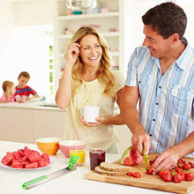 Load image into Gallery viewer, Upgrade Windmill Watermelon Cutter Premium Stainless Steel Watermelon Cubes Slicer Ergonomic Handle Tongs Creative Cutter Knife Corer Fruit Tools Kitchen Gadgets Best Kitchen Gifts Tool