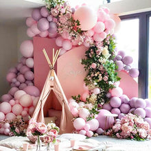 Load image into Gallery viewer, Double Stuffed Lilac Pink Balloon Arch Kit Macaron Pink Lavender Latex Balloon Garland Kit Baby Pink Balloons For Pink Theme Birthday Engagement bachelorette Garden Party Bridal Shower Decorations