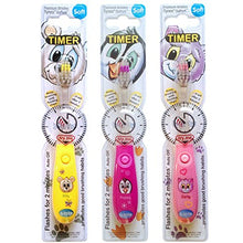 Load image into Gallery viewer, Children's Toothbrush with Flashing Timer - Pack of 3 for Girls - Club Cutie