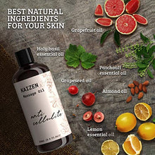 Load image into Gallery viewer, Kaizen Anti Cellulite Oil - Great Cellulite Remover & Stretch Mark Oil, Contains: Almond oil, Grapefruit Oil and Grapeseed Oil for Skin, Alternative to Anti Cellulite Cream & Cellulite Cups 250ml