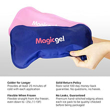 Load image into Gallery viewer, 2 x Ice Packs for Sports Injuries with Adjustable Wrap-Around Strap | Flexible Ice Pack Set for Muscle Pain, Sciatica Relief and More | Reusable Cold Compress Kit with Hot and Cold Packs (Magic Gel)