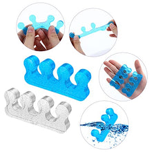 Load image into Gallery viewer, Molain 4 Pack Silicone Toe Separator for Feet, Gel Nail Polish Toe Spacers for Men and Women, Straighteners and Correctors for Overlapping Toes, Bunions, Hammer Toe, Foot Pain Relief