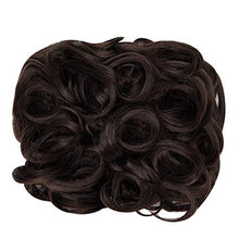 Load image into Gallery viewer, ZAIQUN Messy Curly Combs Hair Extension in Bun Extensions Easy Stretch Hair Dish Chignon Clip in Updo Hairpiece Ponytail Scrunchy Accessory for Women