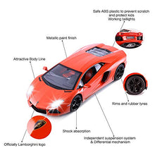 Load image into Gallery viewer, RASTAR RC Lamborghini Toy Car, 1:14 Lamborghini Aventador LP700-4 Remote Control Car, Working Lights - Orange