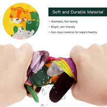 Load image into Gallery viewer, beiens Soft Toys Baby Cloth Book, Touch and Feel Crinkle Book for Babies, Infants & Toddler, Early Development Interactive Car Toys & Stroller Toys for Boys & Girls (Jungle Tails-Only 1 Book)