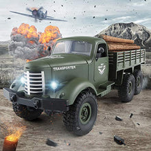 Load image into Gallery viewer, Rc Cars Rc Trucks Military Off-Road Crawler Rc Trucks, 1:16 Scale 6WD 2.4Ghz Remote Control Trucks Army Cars Toys for Boys Adults and Kids