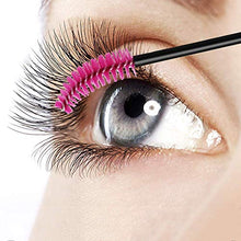 Load image into Gallery viewer, 200 Pieces Disposable Mascara Wands Eyelash Brushes Eye Lash Makeup Applicators Cosmetic Brush Kit, Multicolor