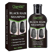 Load image into Gallery viewer, Black Hair Shampoo, Darkening Shampoo, Hair Growth Shampoo, Grey Reverse Hair Color Shampoo Natural Darkening Black Hair Ginger Colorin, Restore Lustrous and Shiny Hair
