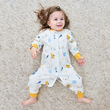 Load image into Gallery viewer, ZIGJOY Baby Sleeping Bag with Legs Long Sleeve 100% Cotton Baby Wearable Blanket Anti-kick Sleep Sack Pyjamas for Infant Toddler Kids Boys Girls from 19-36 Months Little Monster