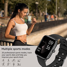 Load image into Gallery viewer, ASWEE Smart Watch for Women Men Kids, 1.69'' Full Touch Screen Fitness Tracker with Health Tracking and Heart Rate Sleep Monitor, IP68 Waterproof Outdoor Sports Watch with Pedometer for Android iOS