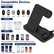Load image into Gallery viewer, TEMINICE 4 in 1 Wireless Charger, Apple Watch & AirPods & Pencil Charging Dock Station, Nightstand Mode for iWatch Series 7/6/SE/5/4/3/2/1, Fast Charging for iPhone 13/12/11/ Pro Max/XR/XS Max/Xs/X/8