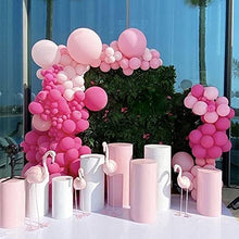Load image into Gallery viewer, PartyWoo Pink Balloons Pack of 70 Helium Balloons Pink Glitter Balloons Pink and White Balloons for Party Decoration 1st Birthday Girl Decoration Baby Shower (Pearl) 4711100062824