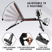 Load image into Gallery viewer, CITYSPORTS Weight Bench, Workout Bench for Home Gym, Adjustable Strength Training Benches for Full Body Workout, Multi-Purpose Foldable Gym Bench (S1-1)