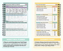 Load image into Gallery viewer, Slimming World Compatible Food Diet Diary Log Journal Weight Loss Wellness 7 Week Duration with Stickers 2022